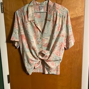 Vintage pink blouse